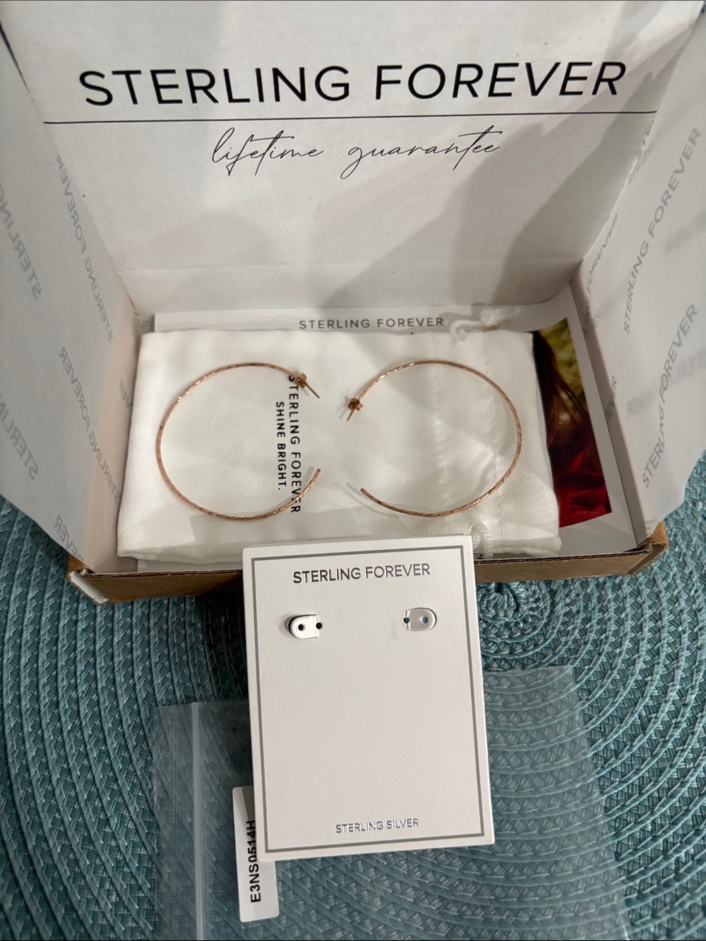 Classic Rose Gold Tone Twisted Hoop Earrings - Women Jewelry Sterling Silver